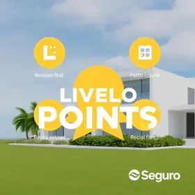 10 pontos Livelo por real gasto em serviços residenciais da Porto Seguro