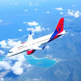 LATAM oferece trechos para diversos destinos a partir de R$ 209 ou 6.073 milhas + taxas