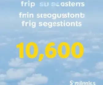 voos a partir de 10.600 milhas Smiles